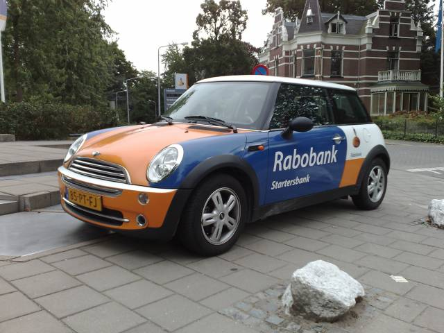 Rabobank Mini reclamewrap