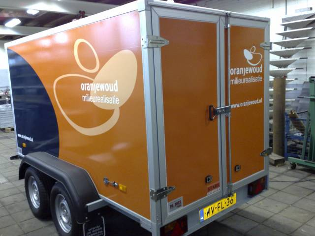 Oranjewoud reclame-aanhanger